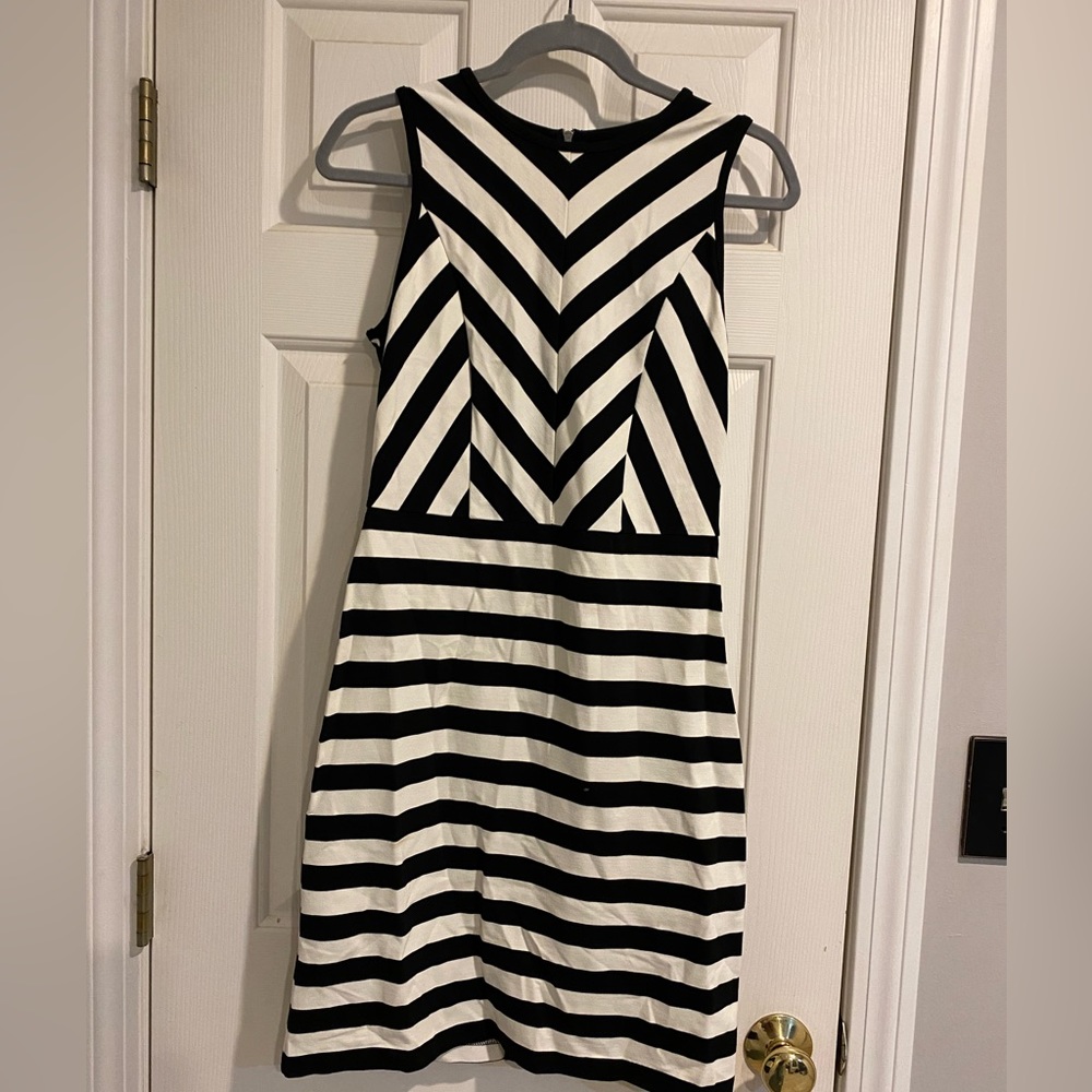 Black and white dress